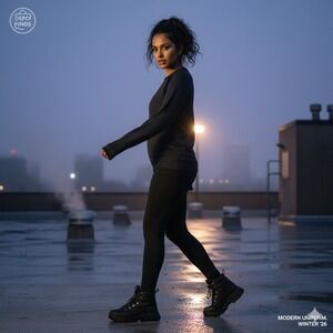 Lululemon Black Textured Knit Pullover Honeycomb Jacquard gorpcore cyber 6-8